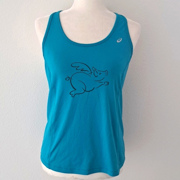 ASICS Tral Flying Pig Athletic Running Razorback size Small - Picture 1 of 6